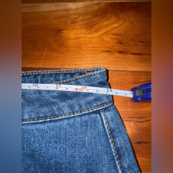 Insane Gene Flare Wide Leg Jeans with Faded Wash - Picture 11 of 11